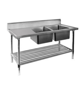 ss work table with sink