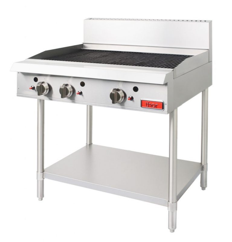 GH104 - Thor 3 Burner Gas Char Grill - CaterWorks