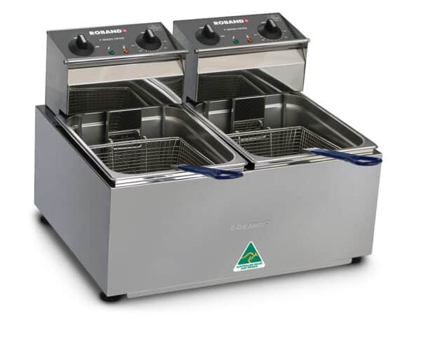 Roband F Double Pan Counter Top Fryer X Ltr Tanks Caterworks
